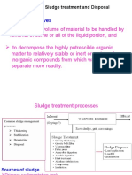 Objectives: Chapter 4 Sludge Treatment and Disposal