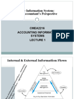 The Information System: An Accountant's Perspective: CMEA2216 Accounting Information Systems