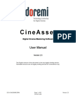 CineAsset User Manual