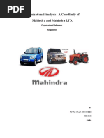 Organization Analysis of Mahindra and Mahindra