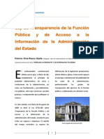 Ley de Transparencia de La Funcion Publica PDF