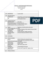 National Scientix Conference - Agenda