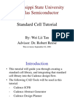 Mississippi State University Dallas Semiconductor: Standard Cell Tutorial