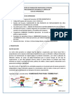 Gestión de Formación Profesional Integral Procedimiento Desarrollo Curricular Guía de Aprendizaje