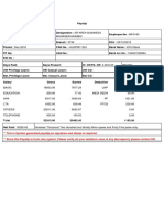 PaySlip December 2018