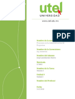 Procesos de La Administracion de Proyectos Semana 2