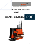 Operation & Maintenance Manual of Disc Brake