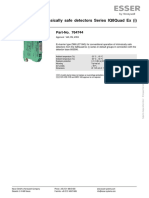 Ex Barrier For Intrinsically Safe Detectors Series IQ8Quad Ex (I) and 9100