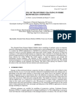 Xfem Modelling of Transverse Cracking in Fibre Reinforced Composites