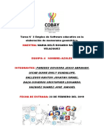 Word Tarea de Informatica