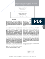 Monitoreo Comunitario Participativo de La Calidad Del Agua