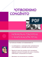 Hipotiroidismo Congenito