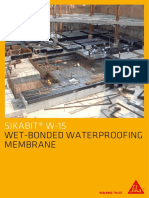 Sikabit® W-15: Wet-Bonded Waterproofing Membrane