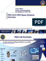 PEO C4I & PEO Space Systems Overview