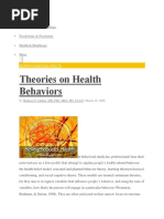 Theories On Health Behaviors: Neuroscience & Neurology Psychology & Psychiatry Health & Healthcare More