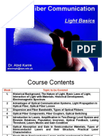 Optical Fiber Communication: Light Basics