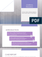 Journal Reading: Chronic Kidney Disease Related To Renal Tuberculosis: A Case Report