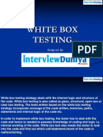 White Box Testing