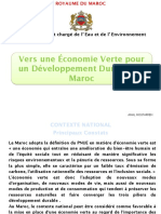 Vers Une Économie Verte Pour Un Développement Durable Du Maroc PDF