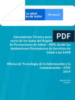 Lineamientos Tecnicos para IPS PDF