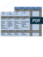 Day 1 Day 2 Day 3 Day 4 Day 5 Day 6 Day 7: Upper Body Lower Body Upper Body Lower Body Rest Hike/Free Session Rest