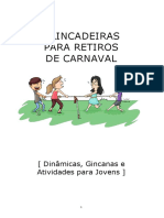 Dinamicas e Brincadeiras para Retiro de Carnaval