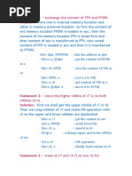 Statement 1: - Exchange The Content of FFH and Ff00H Solution