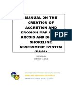 Manual On The Creation of Accretion and Erosion Map Using Arcgis and Digital Shoreline Assessment System (DSAS)