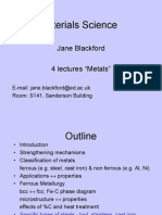 Materials Science Metals