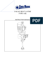 Valve Seat Lathe Type VSL: Instruction Manual