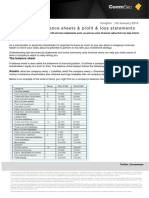 Understanding Balance Sheets & Profit & Loss Statements: Insights