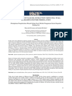 Enhancement of Palm Oil Extraction Using Cell Wall Degrading Enzyme Formulation