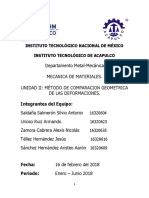 Método de Comparación Geométrica de Las Deformaciones