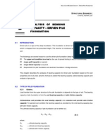 Analysis of Bearing Capacity Driven Pile