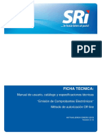 Ficha Técnica Comprobantes Electrónicos Esquema Off-Line Versión 2 12 Actualizada A Enero 2019