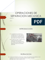 Operaciones de Separacion Mecanica