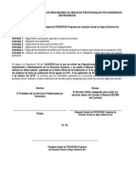 Informe de Actividades de Los Prestadores de Servicios Profesionales Por Honorarios