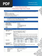 Luxathane 5000 Polyurethane High Gloss Finish: Technical Data