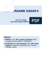 Kimia Organik Dasar Ii: Prof. Dr. Jumina Lab. Kimia Organik FMIPA UGM