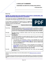 Income Tax (Deduction For Expenses in Relation To Secretarial Fee and Tax Filing Fee) Rules 2014 (P.U. (A) 336-2014)