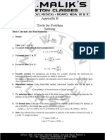 Tools - For - Problem - Solving (Appendix B), R.K. Malik's Newton Classes PDF