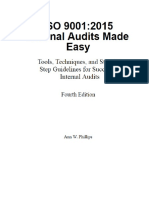 ISO 9001 2015 Internal Audits Made Easy 4th Edition PDF