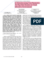 Online Anomaly Detection Using Non-Parametric Technique For Big Data Streams in Cloud Collaborative Environment