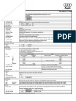 Technical Specifications 2004 Audi A4 1.8T Sedan: Engine