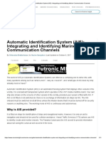 Automatic Identification System (AIS) - Integrating and Identifying Marine Communication Channels PDF