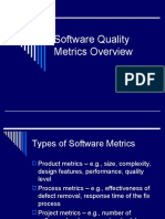 Software Quality Metrics Overview