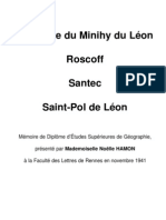 Histoire Du Minihy Du Léon