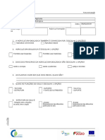 Ficha de Avaliação Produção Bilogiva