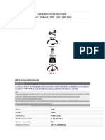 Características Técnicas Palio 1.3 98