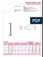 Metric Dowel Pins